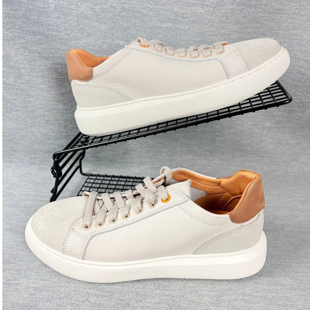 Samuel Hubbard Sunset Sneaker Womens 6 M Taupe Leather W1650-109 Womens 6 Medium